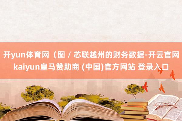开yun体育网（图 / 芯联越州的财务数据-开云官网kaiyun皇马赞助商 (中国)官方网站 登录入口