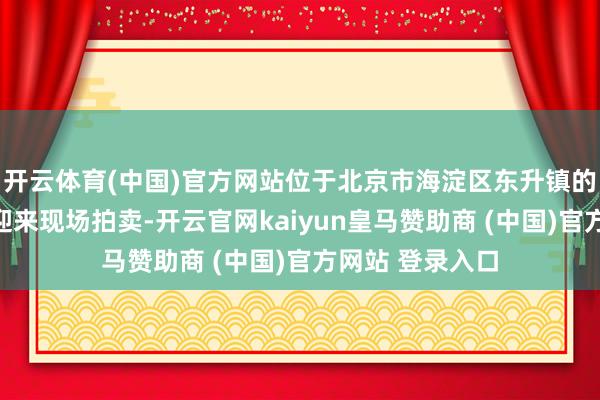 开云体育(中国)官方网站位于北京市海淀区东升镇的一宗住宅用地迎来现场拍卖-开云官网kaiyun皇马赞助商 (中国)官方网站 登录入口